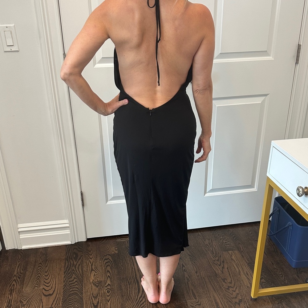 Katie May Black Asymmetrical Dress - Picture 2 of 3